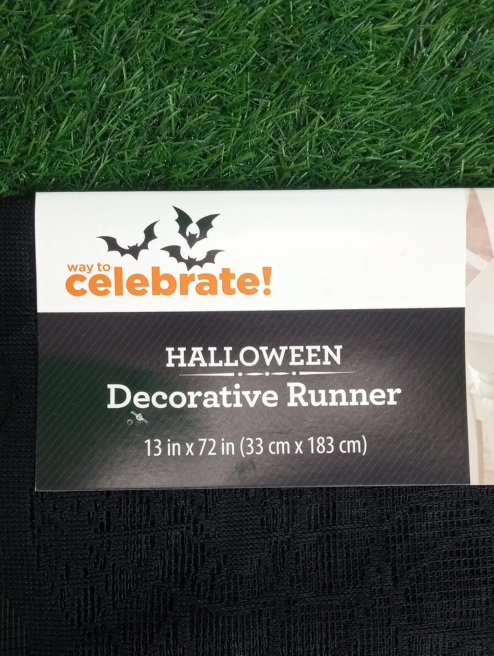 👻 Halloween Black Lace Spiderweb Table Runner